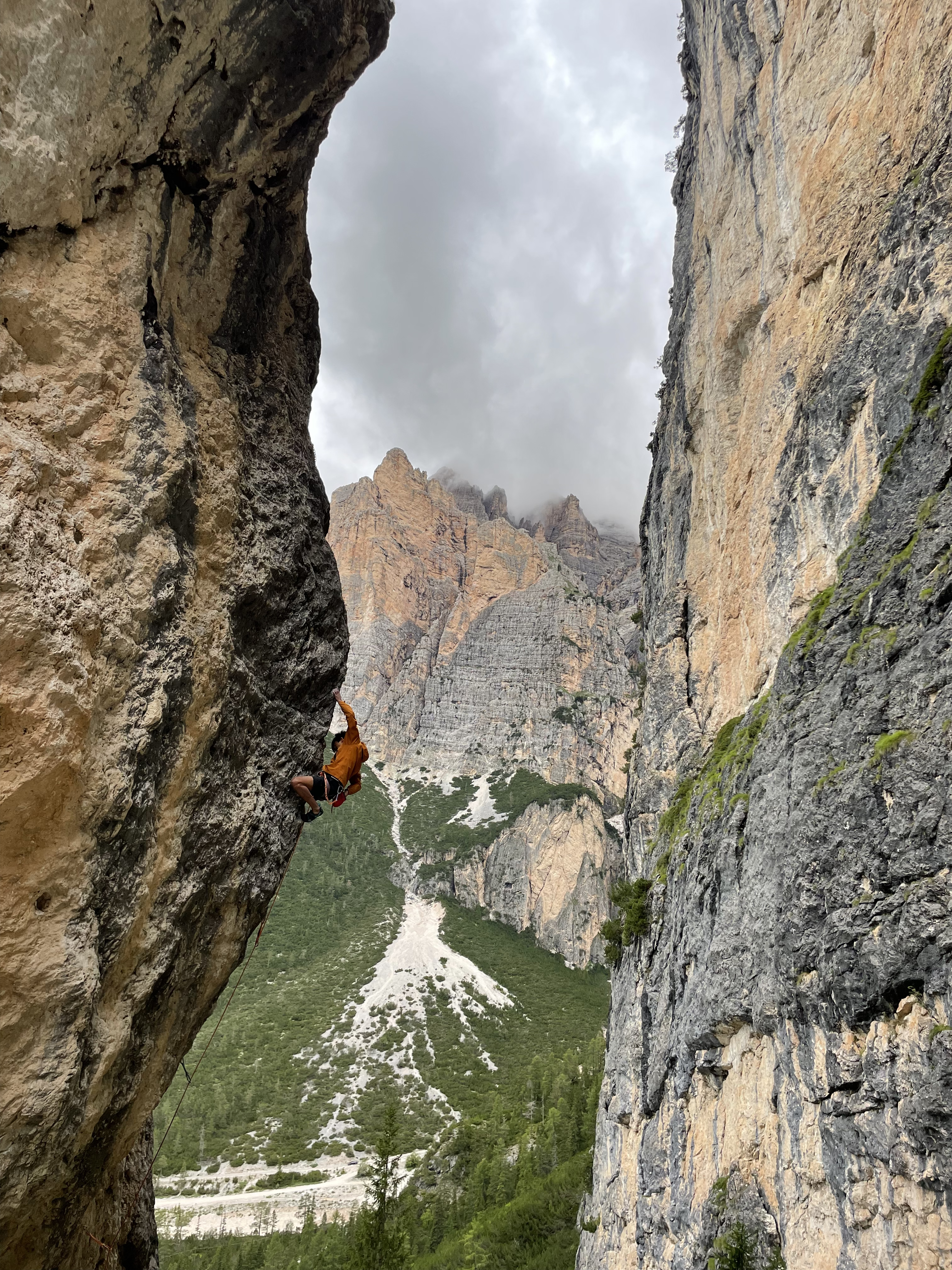 Climbing in the Dolomites